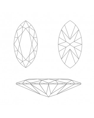 SK Kubický zirkón - Multicolor 4 x 8 mm