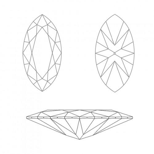 SK Kubický zirkón - Levander 2 x 4 mm