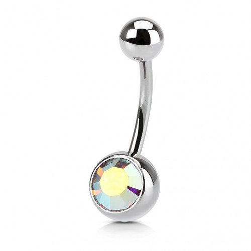 Piercing do pupka - banán