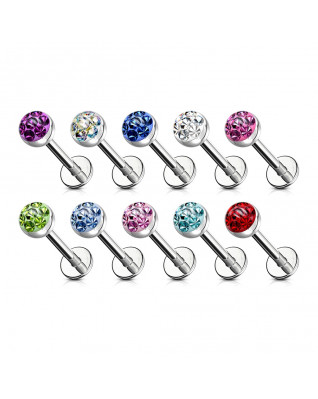 Piercing do brady - labreta 1,2 x 8 mm