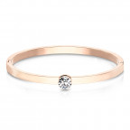 Otvárací oceľový náramok s kamienkom