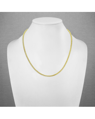 Oceľová retiazka s hranatými očkami, hr. 1,5 mm, dĺžka 45 cm