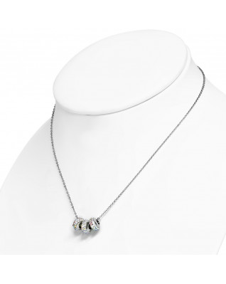 Oceľová retiazka so zavesenými korálkami