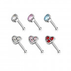 Súprava 6tich piercingov do nosa