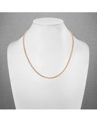 Oceľová retiazka s hranatými očkami, hr. 1,5 mm, dĺžka 45 cm