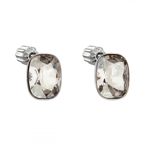 Strieborné náušnice s kryštálmi Crystals from Swarovski® SILVER SHADE