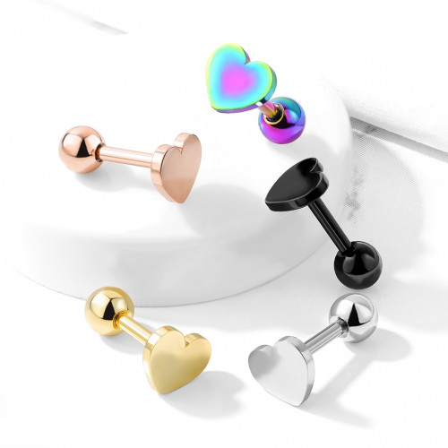 Cartilage piercing do ucha srdiečko