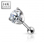 Zlatý cartilage piercing do ucha