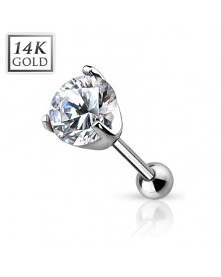 Zlatý cartilage piercing do ucha