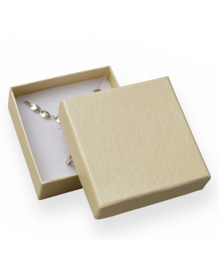 Darčeková krabička - perleťovo smetanová