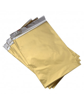 Darčekový sáčok zlatý matný 75 x 120 mm