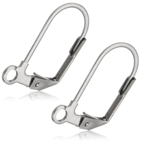 Oceľové náušnicové zapínanie uzavreté - dámsky patent - 1 kus