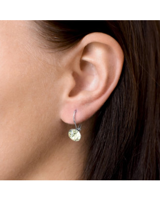 Súprava strieborných šperkov s kameňmi Crystals from Swarovski® Yellow