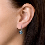 Súprava strieborných šperkov s kameňmi Crystals from Swarovski® Metalic Blue