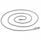 Oceľová retiazka krútená, šírka 2,5 mm