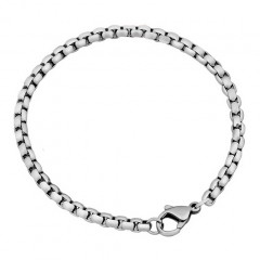 Dámsky oceľový náramok očkový 18 cm
