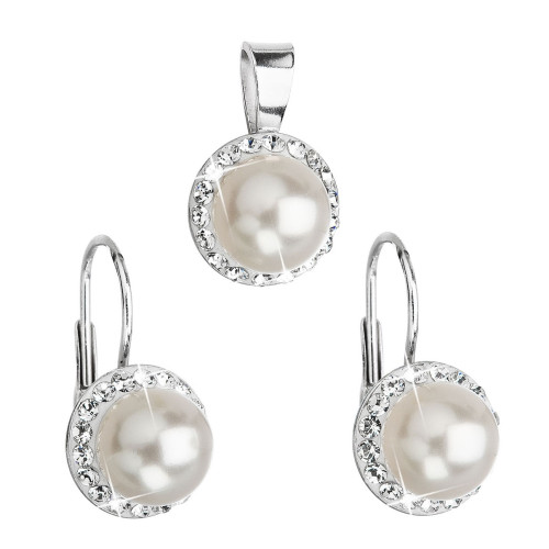 Súprava šperkov s perličkami Crystals from Swarovski ®