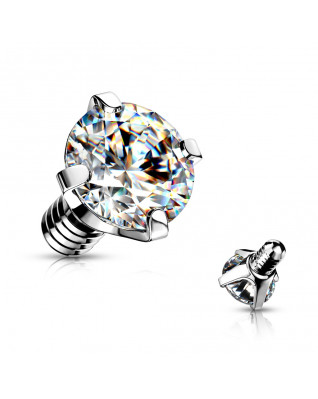 Náhradný kamienok k labrete, priemer 3 mm