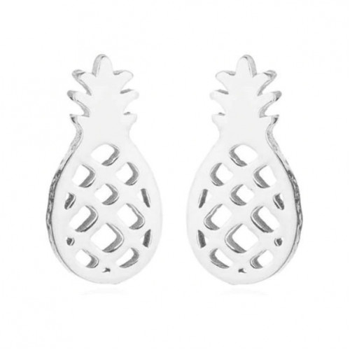 Oceľové náušnice ananásy