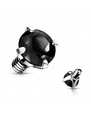 Náhradný kamienok k labrete, priemer 3 mm