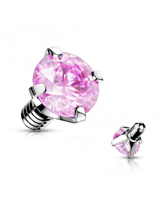 Náhradný kamienok k labrete, priemer 3 mm