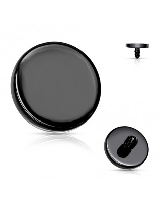 Náhradná čierna placička závit 1,2 mm, priemer 3 mm