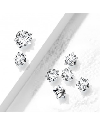 Ozdobná hviezdička k mikrodermálu, 4 mm