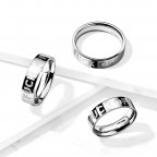 Oceľový prsteň FUCK OFF