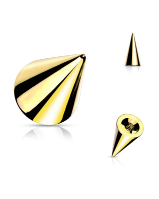 Náhradná pozlátená oceľová špička 1,2 mm - kónus