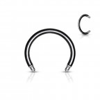 Náhradná podkova čierna