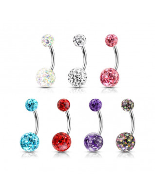 Piercing do pupku s vnútorným závitom