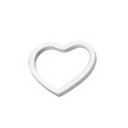 oceľový prívesok srdiečko