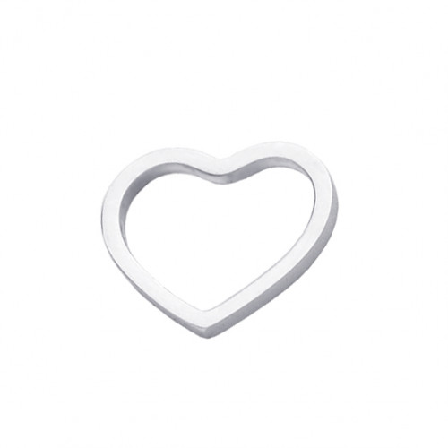 oceľový prívesok srdiečko