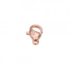 komponenty - zapínanie - pozlátená karabínka oceľová 10 mm