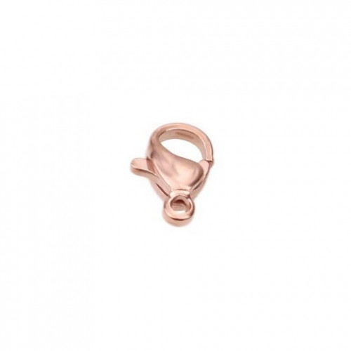 komponenty - zapínanie - pozlátená karabínka oceľová 10 mm