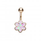 Piercing do pupku kytička