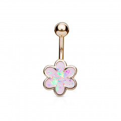 Piercing do pupku kytička