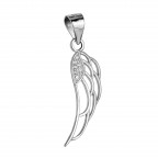 Strieborný prívesok so zirkónmi