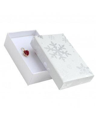 Vianočná darčeková krabička na súpravu - biela