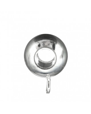 Navliekací oceľový prívesok korálik s očkom