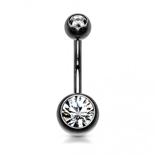 Piercing do pupku banánik