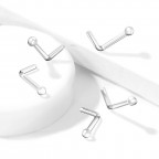 Zahnutý piercing do nosa BioFlex