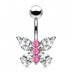 Piercing do pupku - motýlik