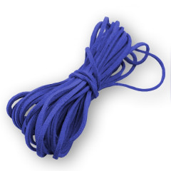 Semišová šnúrka tmavo modrá - 2,5 mm, dĺžka 100 cm