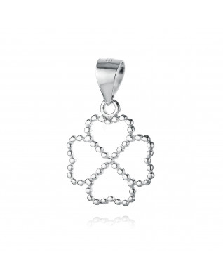 Strieborný prívesok štvorlístok