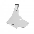 Oceľový prívesok pes