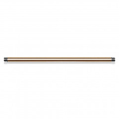 Zlkatená náhradná tyčka, závit 1,2 mm, dĺžka 6 mm