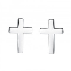 Strieborné náušnice krížiky