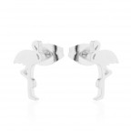 Oceľové náušnice PLAMEŇÁCI