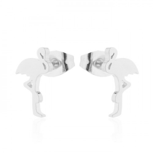 Oceľové náušnice PLAMEŇÁCI